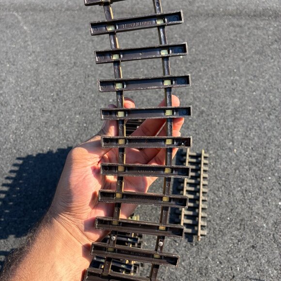 REA Railway Express Agency Train Tracks Curved (12) & Straight (12) 11000 11100 - Picture 6 of 12